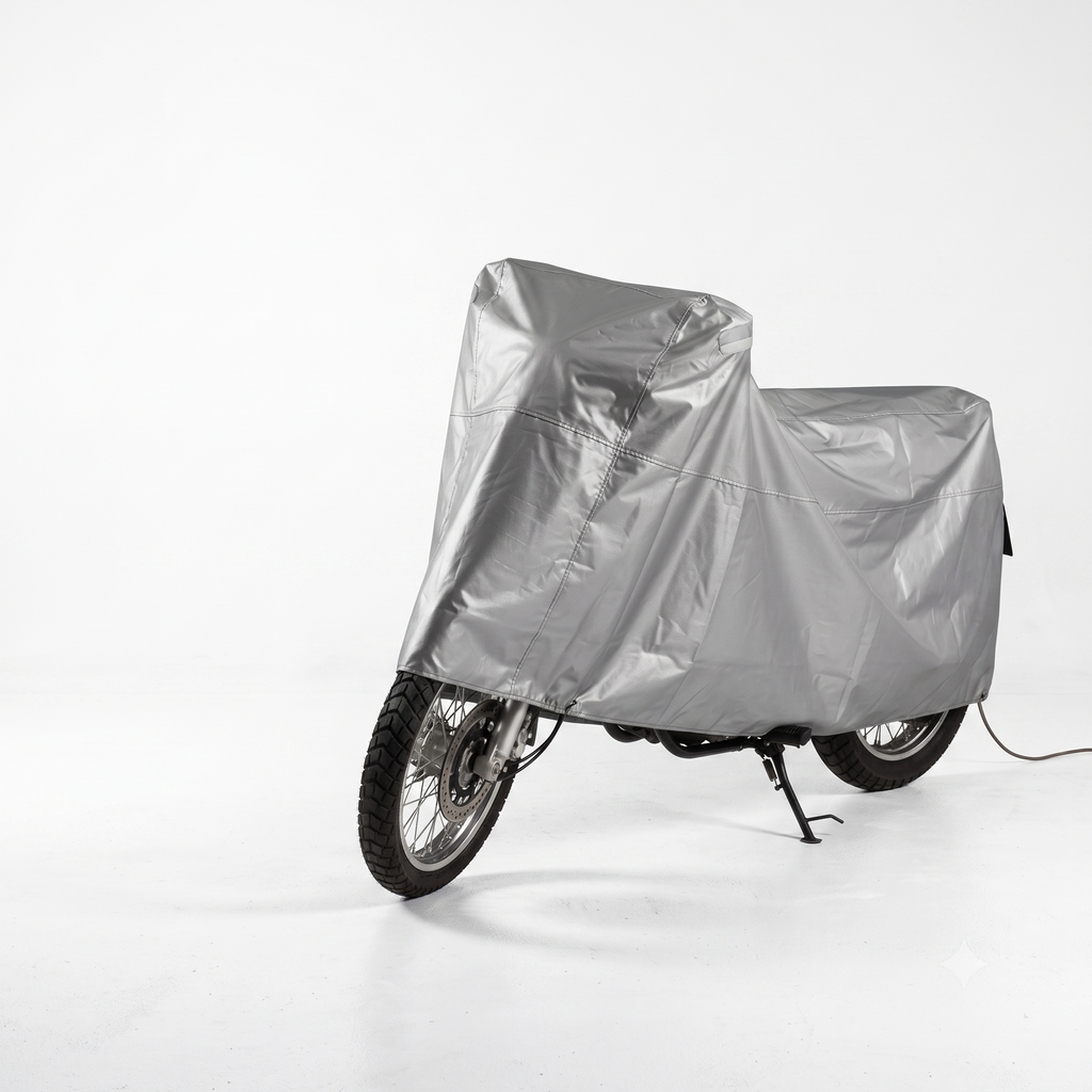 ShieldX All-Weather Two-Wheeler Cover – 100% Waterproof Virgin LLDPE Bike & Scooter Cover with StormLock Windproof System