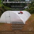 Nex 120 GSM Transparent Solar Tarpaulin – 7-Layer Cross-Laminated UV Solar Dryer Sheet for Agriculture, Crop Drying Sheds & Tents (IS 14611 Certified)