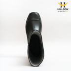 Hillson Welcome Yellow Gumboots – 100% Waterproof Heavy-Duty PVC Safety Boots with Anti-Skid Sole for Agriculture, Construction & Chemical Protection