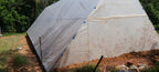 Solar-Shield 120 GSM Clear Farm Polyhouse Film – Multi-Layer Cross-Laminated Greenhouse Drying Tarpaulin (IS 14611 BIS Approved)