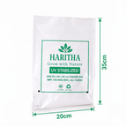 600 Gauge Black & White Poly Grow Bags – Heavy-Duty UV-Resistant Nursery Planting Bags for Vegetables & Plants- 20 pcs pack