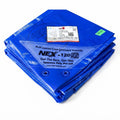 Nex 120 GSM Ultra-Jumbo Blue Tarpaulin – Industrial 7-Layer Cross Laminated Sheet for Commercial Farms & Infrastructure (IS 14611 & ISO 9001 Certified)